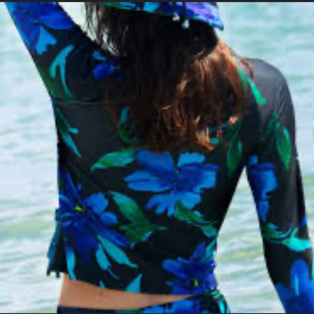Free People X WATKSIN Belle surf swim bikini top and bottoms set size L NWT - Picture 5 of 16